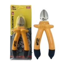 Alicate de Corte 6 Polegadas Cabo Emborrachado Antiderrapante, Precisão Profissional para Fios e Trabalhos Manuais