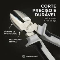 Alicate de Corte Diagonal 6 Cabo Emborrachado Profissional Corte Preciso Fio Cobre e Arame Alicate de Corte Diagonal 6 Cabo Emborrachado Profissional Corte Preciso Fio Cobre e Arame