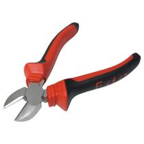Alicate de Corte Diagonal 6" em aço com Cabo Vermelho e Preto EDA