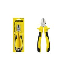 Alicate De Corte Diagonal 6 Polegadas Cabo Emborrachado Profissional 1602 - BOMDER Alicate De Corte Diagonal 6 Polegadas Cabo Emborrachado Profissional 1602 - BOMDER