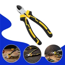 Alicate de Corte Diagonal 8 Polegadas Cabo Emborrachado, Corte Preciso e Durável Reforçado, Ergonômico e Prático Alicate de Corte Diagonal 8 Polegadas Cabo Emborrachado, Corte Preciso e Durável Reforçado, Ergonômico e Prático