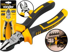 Alicate De Corte Diagonal Aço Cabo Emborrachado Isolado Eletricista Cortar Desencapar Fios 6 Polegadas