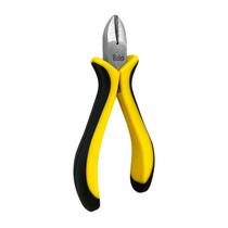 Alicate de Corte pequeno para eletrônica com mola 4.1/2" Amarelo e Preto EDA - 9PE Alicate de Corte pequeno para eletrônica com mola 4.1/2" Amarelo e Preto EDA - 9PE