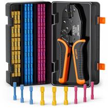 Alicate de crimpagem SOMELINE Kit de terminais termorretráteis de 0,5 a 6 mm²