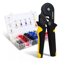 Alicate De Crimpar Bom-3705 + Caixa Terminais Ilhós Variados Bomder