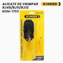 Alicate de Crimpar BOMDER - RJ45/RJ11/RJ12 - BOMDER - BOM-1703