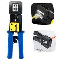 Alicate De Crimpar Cabo De Rede Rj45 Rj11 Rj12
