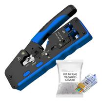 Alicate De Crimpar Conector Rj45 Cat6 Cat7 Pass Crimp Fácil Alicate De Crimpar Conector Rj45 Cat6 Cat7 Pass Crimp Fácil