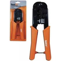 Alicate de crimpar ( crimpador ) 2 em 1( RJ 11 e RJ 45 ) 7,5 polegadas