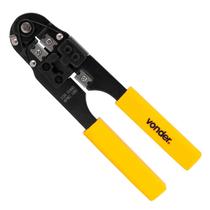 Alicate De Crimpar Crimpador Catraca Para Terminal Rj45 Cabo De Rede Profissional Vonder