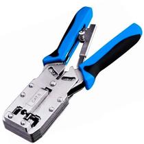 Alicate De Crimpar Pro Rj11 Rj45 Cat6 Cat5 Blindado Amp Wt-2810r Crimpa Corta e Decapa