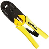 Alicate de crimpar rj4 cabo ethernet5 com catraca 4p 6p 8p beltools