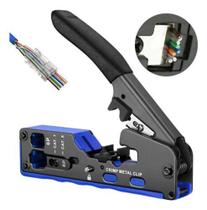 Alicate De Crimpar Rj45 Ez Passagem Rj11 Cat5e Cat6 Cat7 Pró - Kadê