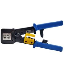Alicate de crimpar rj45 para cabo de rede ez crimp azul Alicate de crimpar rj45 para cabo de rede ez crimp azul