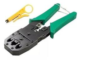 Alicate de Crimpar RJ45 RJ11 RJ12 Crimpador e Decapador para Cabo de Rede Internet - EXBOM Alicate de Crimpar RJ45 RJ11 RJ12 Crimpador e Decapador para Cabo de Rede Internet - EXBOM
