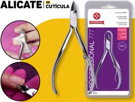 Alicate de Cutícula 777 Professional Aço Inox Mundial