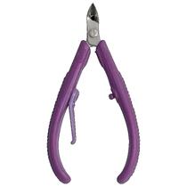 Alicate de Cutícula Enox Roxo Soft Aço Inox - Belliz Alicate de Cutícula Enox Roxo Soft Aço Inox - Belliz