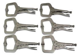 Alicate de fixação C-Clamp Ion Tool, 11 polegadas, pacote com 6