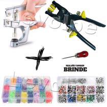 Alicate De Ilhós + Alicate Prega Botões + 360 Botões + Ilhós