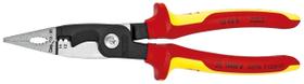 Alicate de instalação elétrica KNIPEX 13888US vermelho/amarelo Alicate de instalação elétrica KNIPEX 13888US vermelho/amarelo