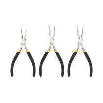 Alicate De Joalheiro Portátil Leve Em Aço Carbono Forjado, Mini Alicate De Bico Longo E Plano