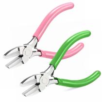 Alicate de nariz de nylon Mudder, joias de aço carbono, ferramentas de bricolage Alicate de nariz de nylon Mudder, joias de aço carbono, ferramentas de bricolage