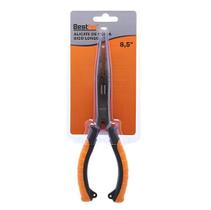 Alicate de pesca inox 22cm bestfer 8.5" bico longo reto