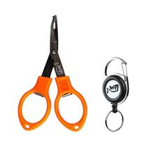 Alicate De Pesca Mini Multifuncional Dobrável Com Boca Curvada Removedor De Anzóis Portátil