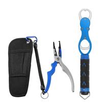 Alicate de pesca WAOCEO Aluminium Alloy Grip Set vermelho