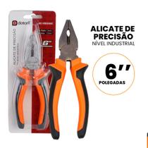 Alicate de Precisão 6 Polegadas Industrial Cabo Emborrachado