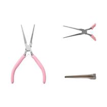 Alicate De Precisão Mini Redondo De 5 Polegadas Para Fazer Joias DIY