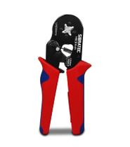 Alicate de Prensar Terminal Pré-Isolado Tubular Tipo Catraca Auto Ajustável de 0,25-6mm² Modelo HSC8 6-4A