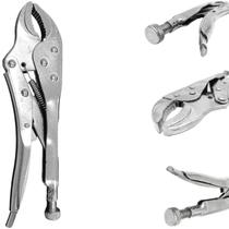 Alicate de Pressão 10 Aço forte CM60 Universal multifuncional cabo soft ergonômico resistente