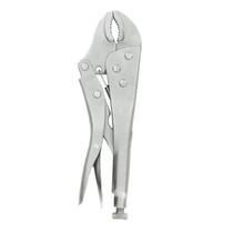 Alicate de Pressão 10 Polegadas Aço Inoxidável, Mordente Curvo, Pressão Ajustável, Ferramenta Multiuso Durável