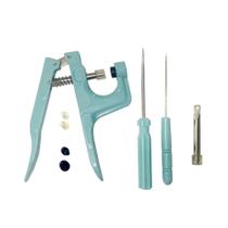 Alicate de Pressão 3 em 1 Azul Botões de Plástico Marpax