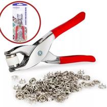 Alicate de Pressão Botão Metal TicTac + 25 Botões Completos Alicate de Pressão Botão Metal TicTac + 25 Botões Completos