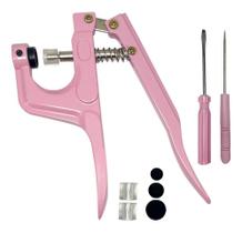 Alicate De Pressão Completo Para Aplicar Pregar Botão Plástico Botões de Pressão Ritas ou Importados Alicate De Pressão Completo Para Aplicar Pregar Botão Plástico Botões de Pressão Ritas ou Importados