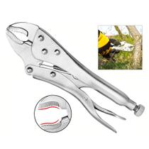 Alicate de Pressão Em Aço Carbono Com Mordente Curvo 10 Polegadas 250mm