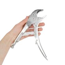 Alicate de Pressão Mordente Curvo Forjado 22 cm Alta Resistência Perfeito Para Profissionais Alicate de Pressão Mordente Curvo Forjado 22 cm Alta Resistência Perfeito Para Profissionais