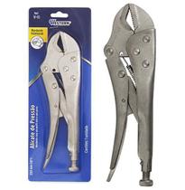 Alicate De Pressao Mordente Triangular 10'' Na Cartela