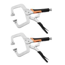 Alicate de travamento C-Clamp SOLUDE Heavy Duty Vise Grip de 11 polegadas