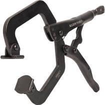 Alicate de travamento Klein Tools 38621 C-Clamp com almofada giratória de 9 polegadas