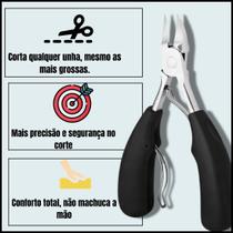 Alicate De Unha Corte Profissional Unhas Manicure Pedicure-Cor Prata Alicate De Unha Corte Profissional Unhas Manicure Pedicure-Cor Prata