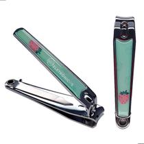 Alicate de Unha Grande com Lixa Profissional Design Estampado e Ponta Curva em Inox LKS9140MOD2