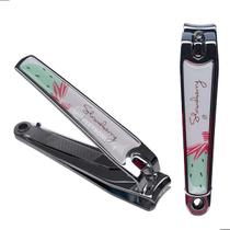 Alicate de Unha Grande com Lixa Profissional Design Estampado e Ponta Curva em Inox LKS9140MOD5