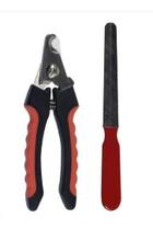 Alicate De Unhas Cortador Caes Gato Cachorro 15,5cm + Lixa Alicate De Unhas Cortador Caes Gato Cachorro 15,5cm + Lixa
