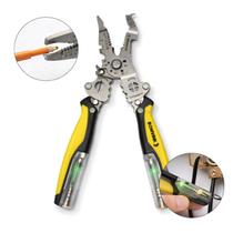 Alicate Decapador Multifuncional Dobrável com Testador de Tensão 380V e Kit Chaves Alicate Decapador Multifuncional Dobrável com Testador de Tensão 380V e Kit Chaves