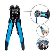 Alicate Desencapador Decapador Cortador e Crimpador de Fios Cabos - Gross 9052