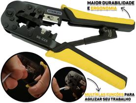 Alicate Desencapador E Crimpador De Fios Cabos Elétricos Multiuso 3 Em 1 Stanley Alicate Desencapador E Crimpador De Fios Cabos Elétricos Multiuso 3 Em 1 Stanley