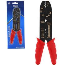 alicate desencapador/ terminal de fios cabo vermelho 8'' na cartela - WESTERN